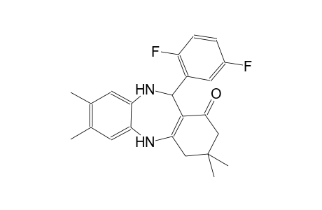 1H-dibenzo[b,e][1,4]diazepin-1-one, 11-(2,5-difluorophenyl)-2,3,4,5,10,11-hexahydro-3,3,7,8-tetramethyl-