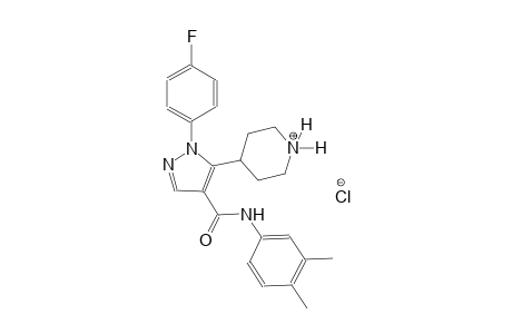 piperidinium, 4-[4-[[(3,4-dimethylphenyl)amino]carbonyl]-1-(4-fluorophenyl)-1H-pyrazol-5-yl]-, chloride