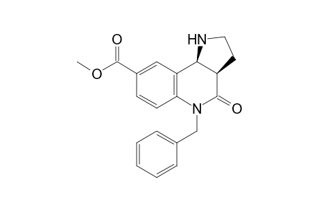 (3aR,9bS)-4-oxo-5-(phenylmethyl)-2,3,3a,9b-tetrahydro-1H-pyrrolo[3,2-c]quinoline-8-carboxylic acid methyl ester