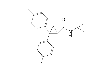 cyclopropanecarboxamide, N-(1,1-dimethylethyl)-2,2-bis(4-methylphenyl)-