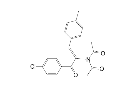 Acetamide, N-acetyl-N-[1-(4-chlorobenzoyl)-2-(4-methylphenyl)ethenyl]-, (Z)-