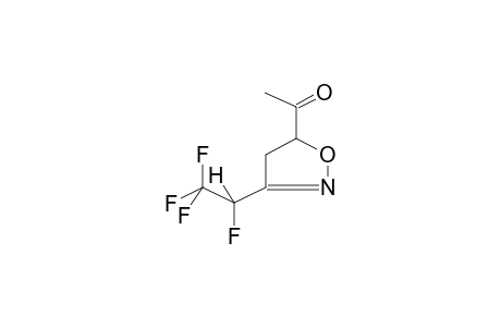 3-(1,2,2,2-TETRAFLUOROETHYL)-5-ACETYL-1,2-OXAZOLINE-2 (DIASTEREOMERMIXTURE)