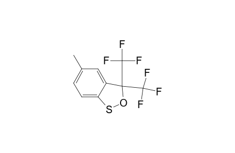 3H-2,1-Benzoxathiole, 5-methyl-3,3-bis(trifluoromethyl)-