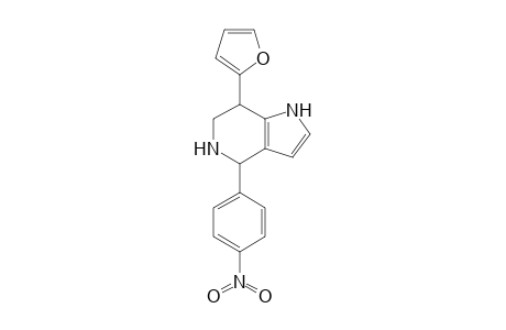 4-(4-Nitrophenyl)-7-(2-furyl)-4,5,6,7-tetrahydro-1H-pyrrolo[3,2-c]pyridine