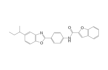 2-benzofurancarboxamide, N-[4-[5-(1-methylpropyl)-2-benzoxazolyl]phenyl]-