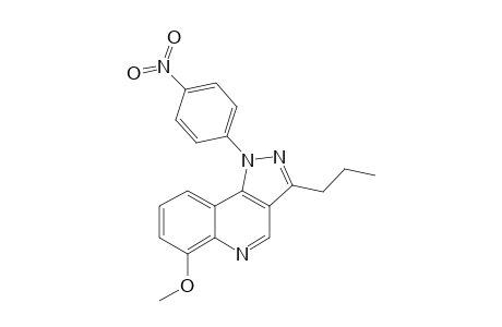 1-(4-Nitrophenyl)-3-propyl-6-methoxypyrazolo[4,3-c]quinoline