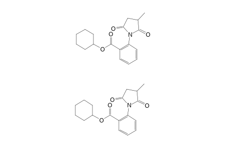 CYCLOHEXYL-2-(3-METHYL-2,5-DIOXOPYRROLIDIN-1-YL)-BENZOATE
