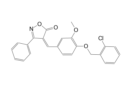 5(4H)-isoxazolone, 4-[[4-[(2-chlorophenyl)methoxy]-3-methoxyphenyl]methylene]-3-phenyl-, (4Z)-