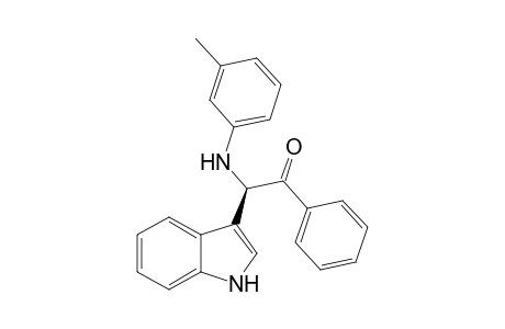 2-(1H-Indol-3-yl)-1-phenyl-2-(m-tolylamino)ethanone