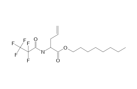 D-Allylglycine, N-pentafluoropropionyl-, octyl ester