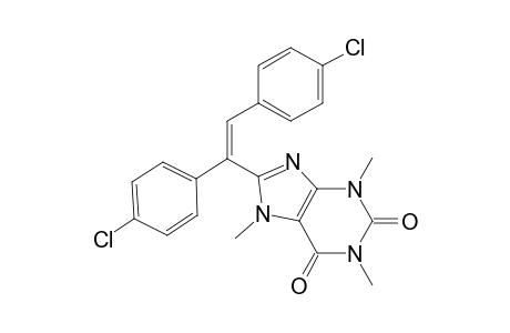 (Z)-8-[1',2'-bis(4-chlorophenyl)ethenyl]-3,7-dihydro-1,3,7trimethyl-1H-purin-2,6-dione