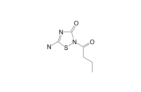 5-amino-2-butyryl-1,2,4-thiadiazol-3-one