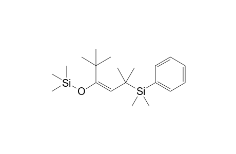 5-(Dimethylphenylsilyl)-2,2,5-trimethyl-3-[(trimethylsilyl)oxy]-3-hexene