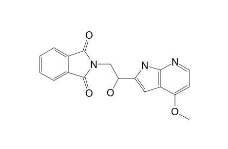 2-(1-Hydroxy-2-phthalimidoethyl)-4-methoxy-7-azaindole
