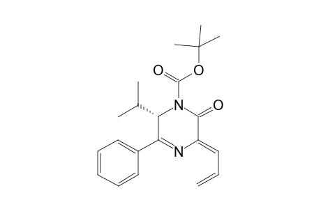 (6S)-N-1-(tert-Butoxycarbonyl)-6-isopropyl-3-[(Z)-2-propenylidene]-5-phenyl-1,2,3,6-tetrahydro-2-pyrazinone
