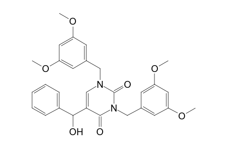 1,3-Bis(3,5-dimethoxybenzyl)-5-(hydroxyphenylmethyl)-1H-pyrimidine-2,4-dione