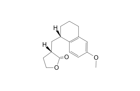 .alpha.-[(6'-Methoxytetrahydronaphth-1'-yl)methyl]-.gamma.-butyrolactone