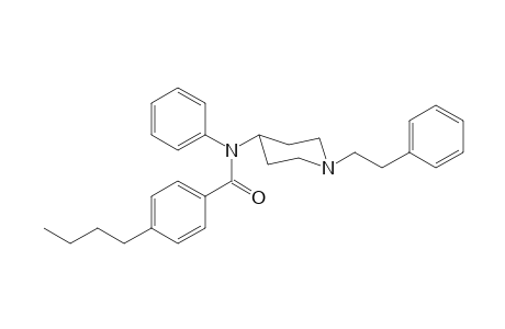 4-Butyl-N-(1-(2-phenylethyl)piperidin-4-yl)-N-phenylbenzamide