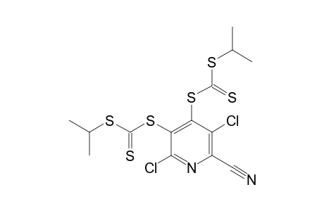 (2,5-DICHLORO-6-CYANOPYRIDINE)-3,4-BIS-[ISOPROPYLTRITHIOCARBONATE]