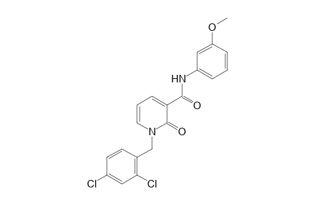 1-(2,4-DICHLOROBENZYL)-1,2-DIHYDRO-2-OXO-m-NICOTINANISIDIDE