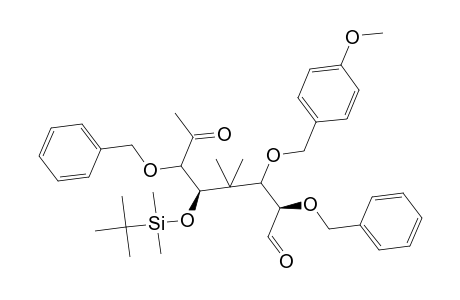 (2R,3R,5R,6R)-2,6-DIBENZYLOXY-5-(TERT.-BUTYLDIMETHYLSILOXY)-3-(PARA-METHOXYBENZYLOXY)-4,4-DIMETHYL-7-OXOOCTANOL