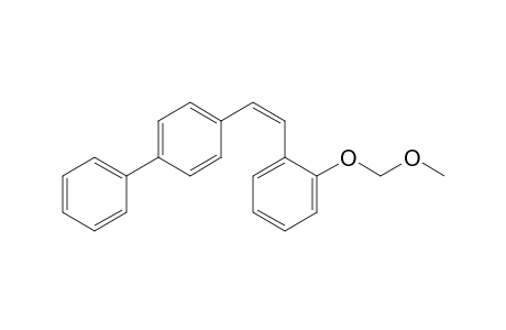 1,1'-Biphenyl, 4-[2-[2-(methoxymethoxy)phenyl]ethenyl]-, (Z)-