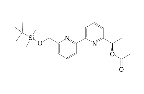 Acetic acid (R)-1-[6'-(tert-butyl-dimethyl-silanyloxymethyl)-[2,2']bipyridinyl-6-yl]-ethyl ester