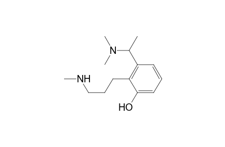 3-[1-(dimethylamino)ethyl]-2-[3-(methylamino)propyl]phenol