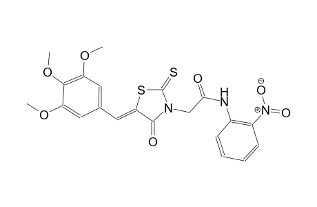 3-thiazolidineacetamide, N-(2-nitrophenyl)-4-oxo-2-thioxo-5-[(3,4,5-trimethoxyphenyl)methylene]-, (5Z)-