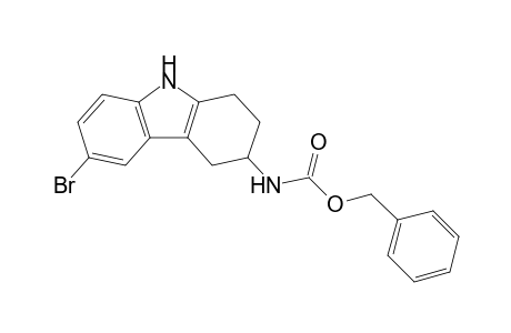 (6-Bromo-2,3,4,9-tetrahydro-1H-carbazol-3-yl)carbamic acid benzyl ester