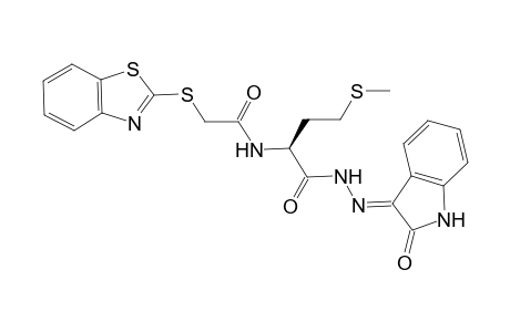 3-[2-Benzothiazolylthioacetyl L-methionyl]-1,3-dihydroindol-2-one hydrazone