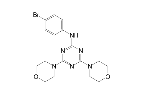 N-(4-bromophenyl)-4,6-dimorpholino-1,3,5-triazin-2-amine