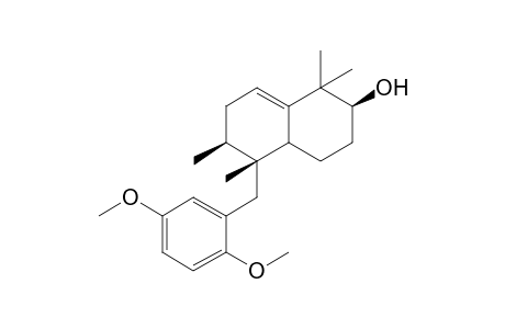 2-Naphthalenol, 5-[(2,5-dimethoxyphenyl)methyl]-1,2,3,4,4a,5,6,7-octahydro-1,1,5,6-tetramethyl-