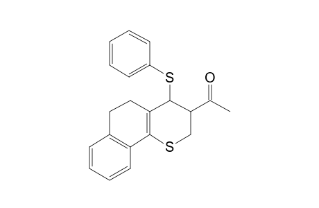 3,4,5,6-Tetrahydro-4-phenylthio-3-acetyl-2H-naphtho[1,2-b]thiopyran