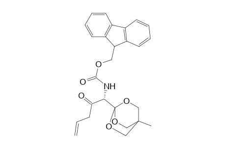 9H-fluoren-9-ylmethyl N-[(1S)-1-(1-methyl-3,5,8-trioxabicyclo[2.2.2]octan-4-yl)-2-oxidanylidene-pent-4-enyl]carbamate