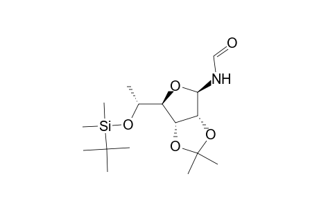 Formamide, N-[6-deoxy-5-O-[(1,1-dimethylethyl)dimethylsilyl]-2,3-O-(1-methylethylidene)-.beta.-D-allofuranosyl]-