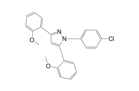 1-(4-chlorophenyl)-3,5-bis(2-methoxyphenyl)-1H-pyrazole