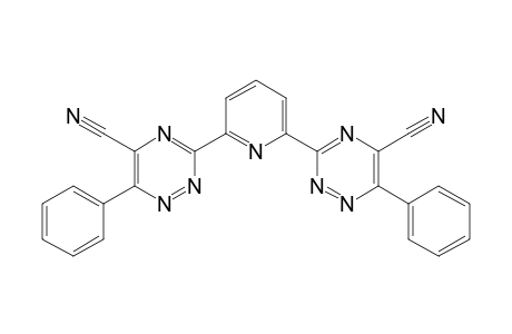 3-[6-(5-cyano-6-phenyl-1,2,4-triazin-3-yl)-2-pyridinyl]-6-phenyl-1,2,4-triazine-5-carbonitrile