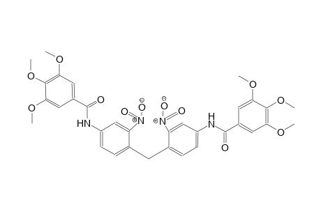 3,4,5-trimethoxy-N-(3-nitro-4-{2-nitro-4-[(3,4,5-trimethoxybenzoyl)amino]benzyl}phenyl)benzamide