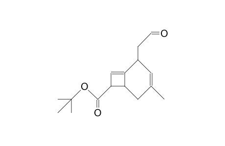 2b-(2-Oxo-ethyl)-4-methyl-bicyclo(4.2.0)octa-3,8-diene-7-carboxylic acid, tert-butyl ester