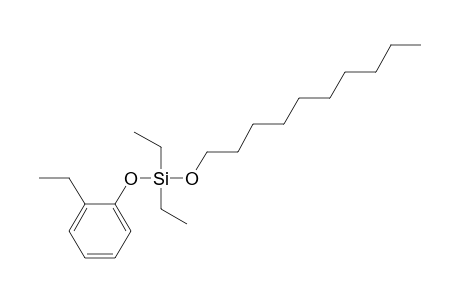 Silane, diethyldecyloxy(2-ethylphenoxy)-