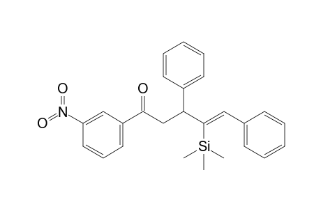 (Z)-3,5-Diphenyl-1-(3'-nitrophenyl)-4-trimethylsilyl-4-penten-1-one