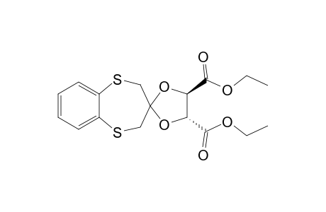 (4'R,5'R)-Spiro[1,5-benzodithiepane-3,2'-[4.5]diethoxycarbonyl[1,3]dioxolane]