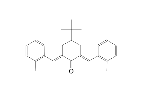 cyclohexanone, 4-(1,1-dimethylethyl)-2,6-bis[(2-methylphenyl)methylene]-, (2E,6E)-