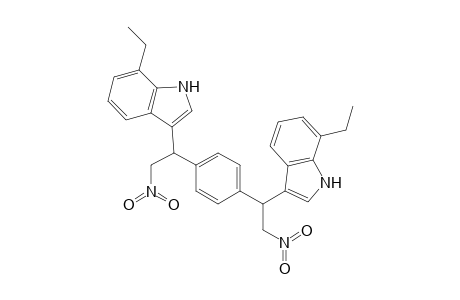 1,4-Bis(1-(7-ethyl-1H-indol-3-yl)-2-nitroethyl)benzene