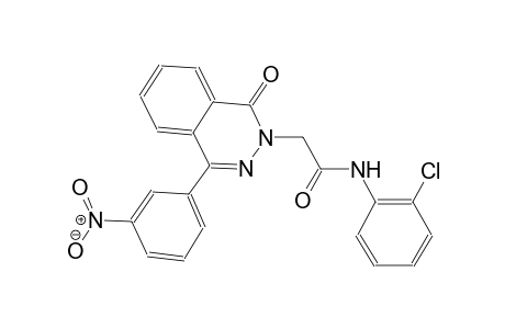 N-(2-chlorophenyl)-2-(4-(3-nitrophenyl)-1-oxo-2(1H)-phthalazinyl)acetamide