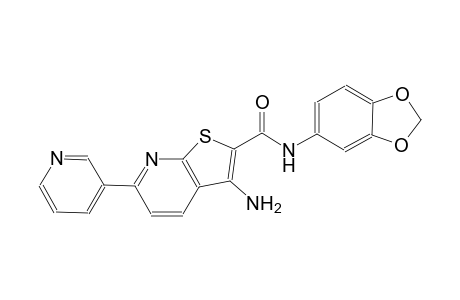 3-amino-N-(1,3-benzodioxol-5-yl)-6-(3-pyridinyl)thieno[2,3-b]pyridine-2-carboxamide