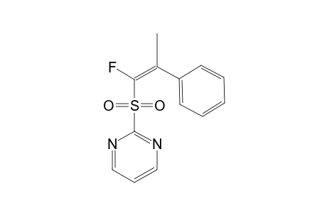(Z)-1-FLUORO-2-PHENYL-1-(PYRIMIDIN-2-YLSULFONYL)-PROPENE