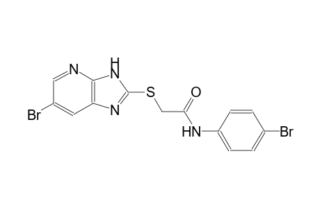 2-[(6-bromo-3H-imidazo[4,5-b]pyridin-2-yl)sulfanyl]-N-(4-bromophenyl)acetamide
