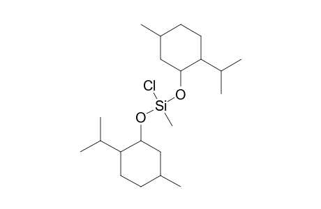 Chloro(bis[(2-isopropyl-5-methylcyclohexyl)oxy])methylsilane